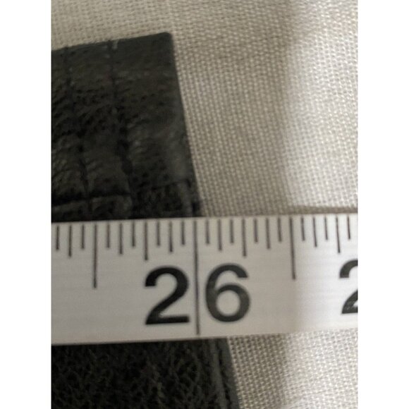 SPANX Black "Leather Like Skinny" Faux Leather Legging Size Small Mob Wife - Picture 5 of 9